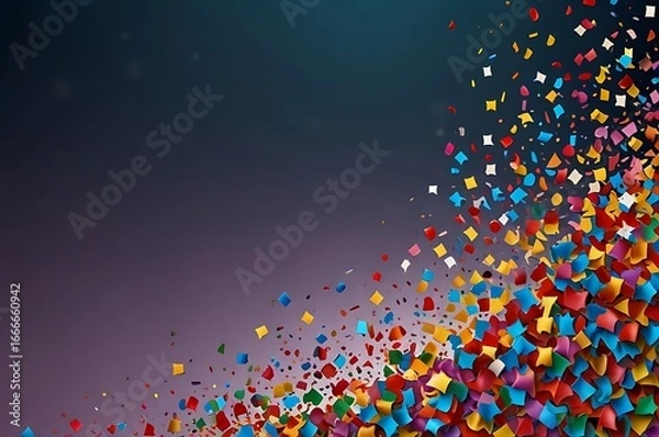 Obraz abstract background with colorful stars