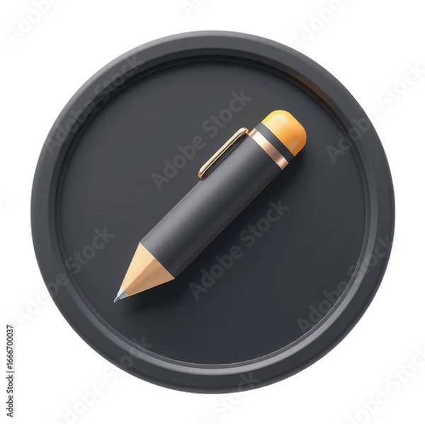 Obraz Minimalist Pen Icon
