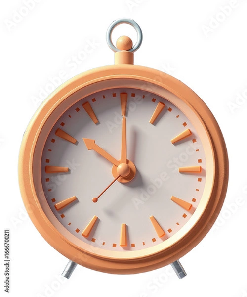 Obraz Minimalist Clock Icon