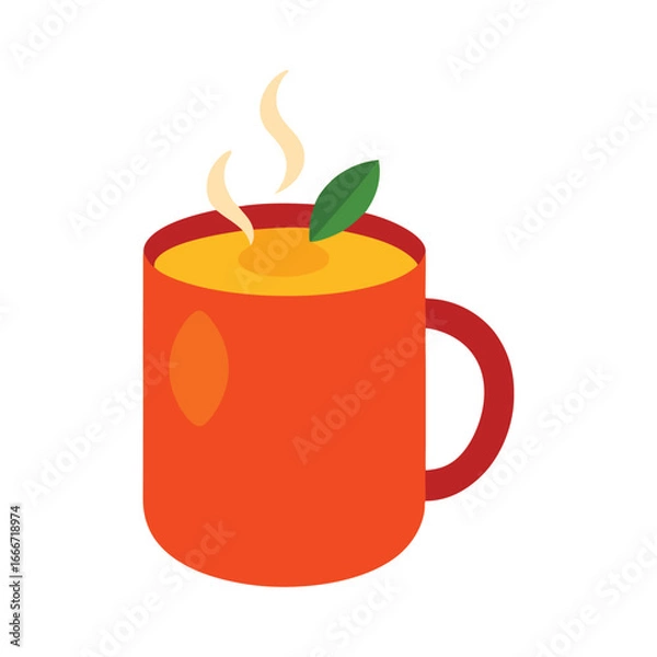 Obraz Hot apple cider mug