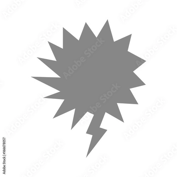 Fototapeta speech bubble isolated icon vector illustration design