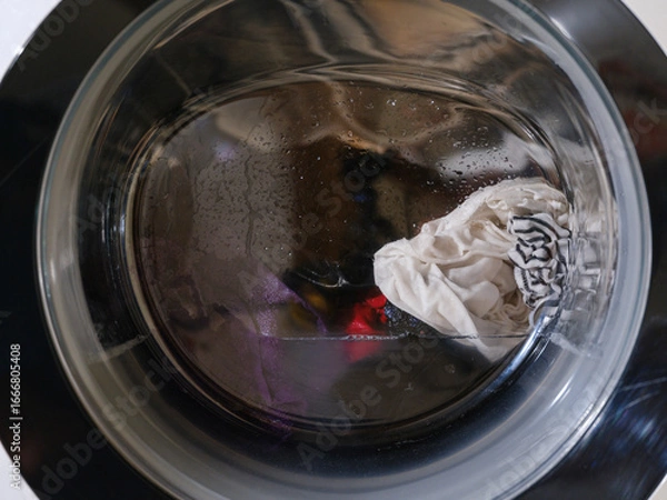 Obraz laundry washed in washing machine