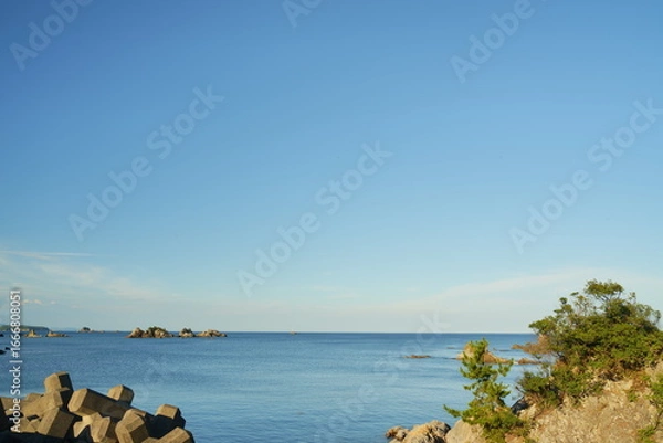 Obraz 海岸から見る海