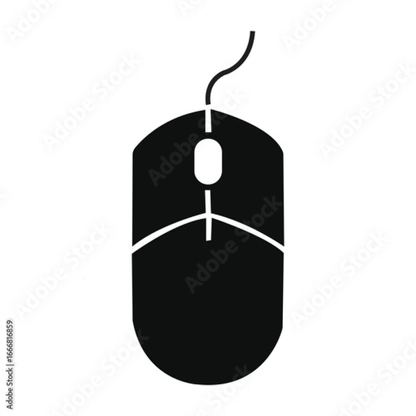Fototapeta Computer mouse icon vector