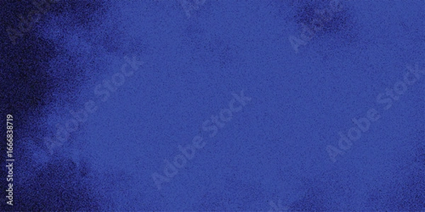 Fototapeta Abstract blue textured background with grungy spray effect for artistic design