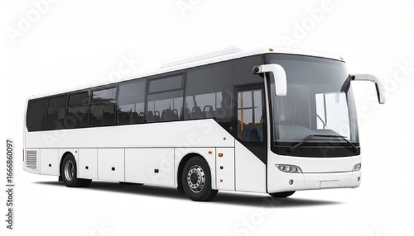 Obraz old bus isolated on white