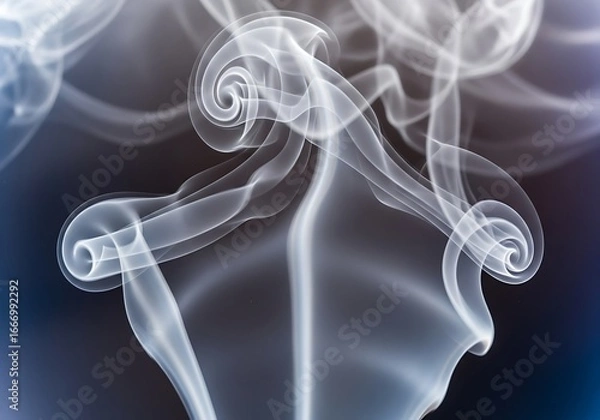 Fototapeta Abstract smoke swirls in motion