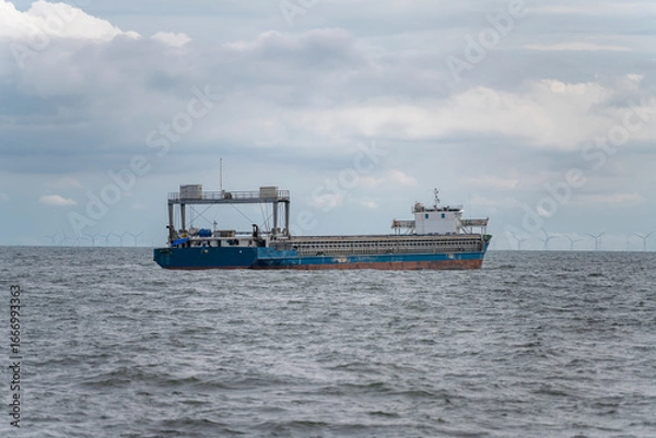 Obraz The bulk ship on spot-check