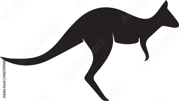 Fototapeta Kangaroo shape deign vector