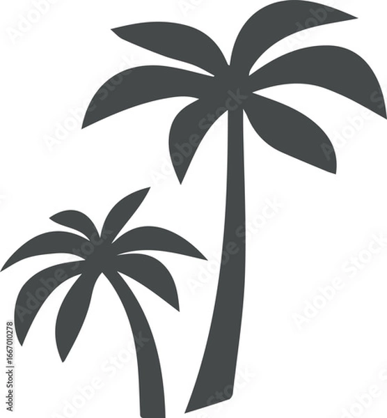 Fototapeta Palm tree vector design