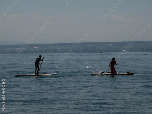 Obraz SUP auf dem Bodensee