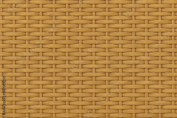 Obraz Close up texture of a natural woven rattan material background
