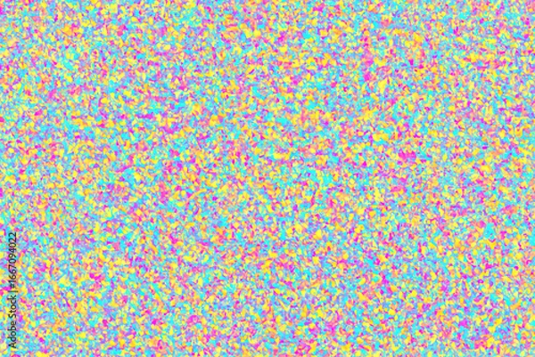 Obraz Abstract colorful static noise pattern with a vibrant speckled texture