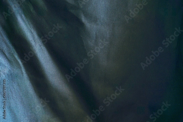 Obraz black cloth background abstract with soft waves