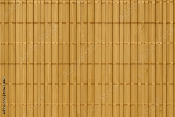 Obraz Close up textured surface of woven bamboo matting with vertical lines