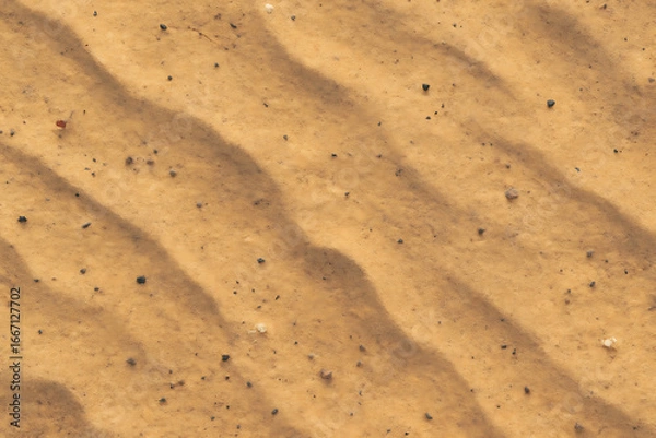 Obraz Close up of rippled desert sand with subtle shadows and texture