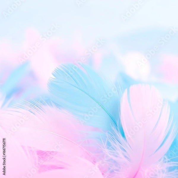 Obraz Soft pastel feathers