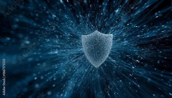 Obraz Abstract Shield Concept of Protection and Security