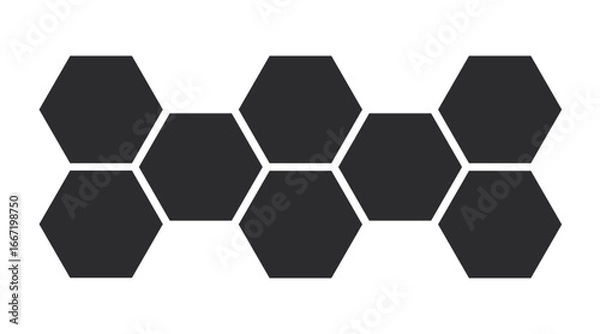 Obraz  Empty geometric photo collage grid rectangle template shape. Modern tiles pattern mosaic for portfolio presentation. Background and photo album for wall mood board.	
