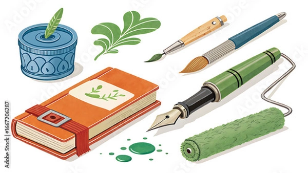 Obraz Background image illustration design 