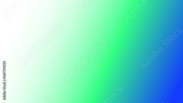 Obraz Abstract green and blue gradient frame with transparent background