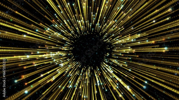 Fototapeta abstract fractal burst