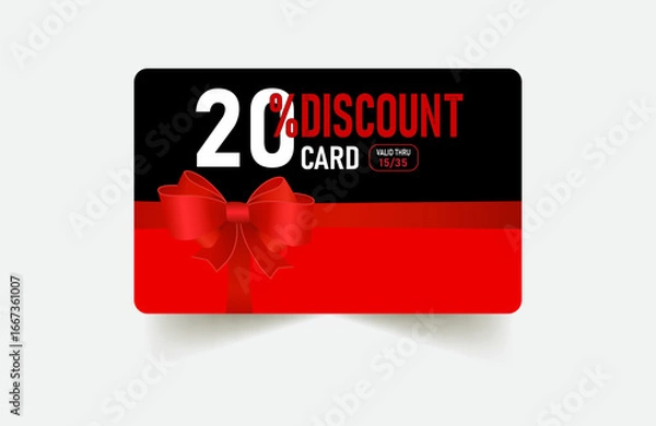 Fototapeta DISCOUNT CARD