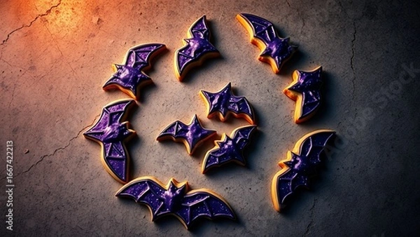 Obraz Vivid Bat Halloween Decorations