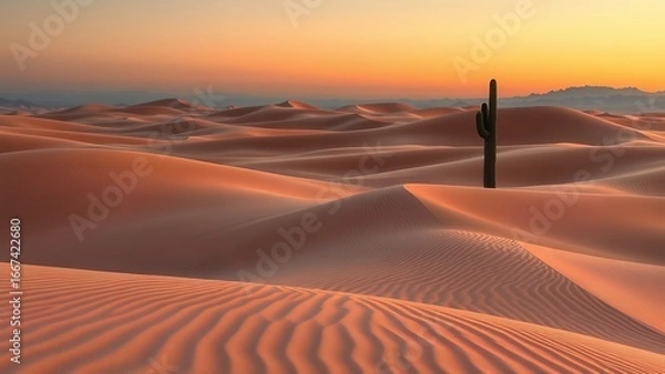 Obraz Sunset Sand Dunes in the Desert