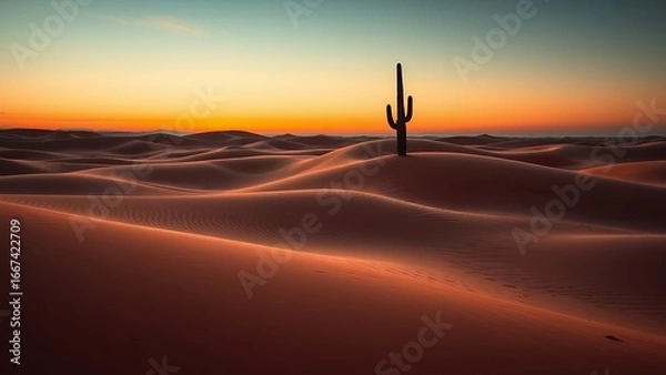 Obraz Serene Desert Sunset