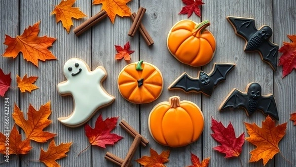 Obraz Seasonal Fall Baking Display