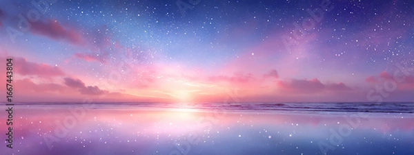 Fototapeta soft, blurred gradients of pastel colors blending seamlessly