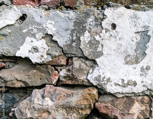 Fototapeta Aged stone wall texture