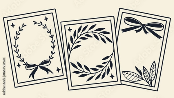 Fototapeta Vector illustration of an abstract floral background with decorative flowers, petals, leaves, swirls, and botanical ornaments in elegant modern design, perfect for wallpaper, fabric, and graphic proje