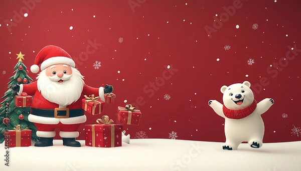 Obraz christmas backgorund