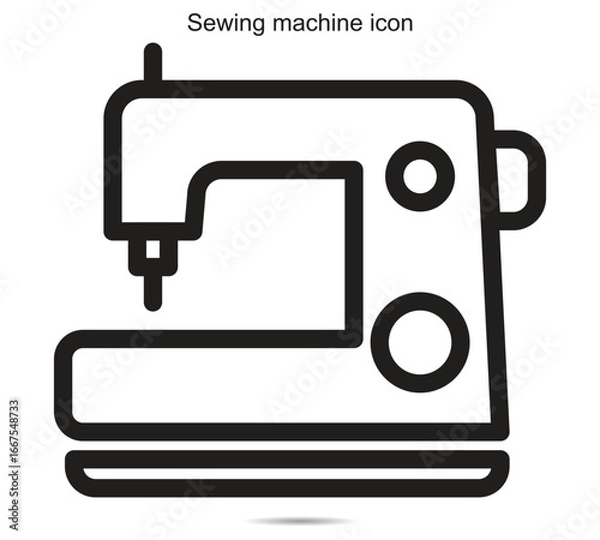 Obraz Sewing machine icon