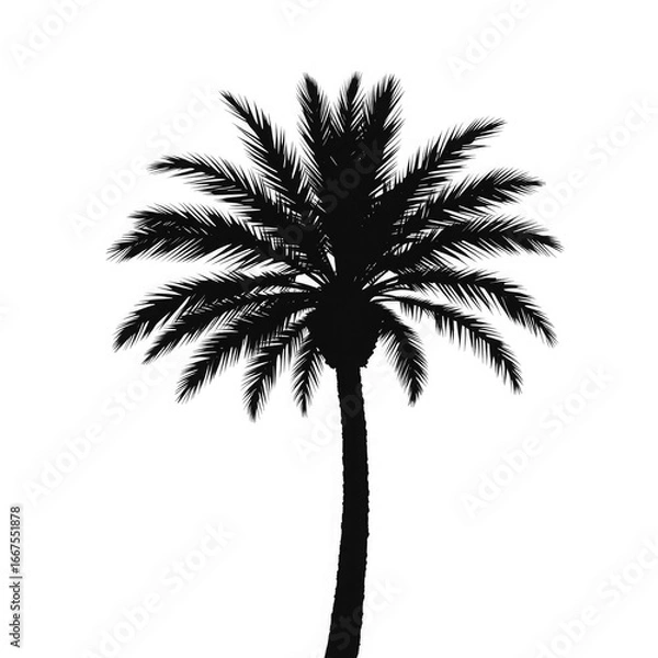 Obraz palm tree with transparent background PNG and JPEG image