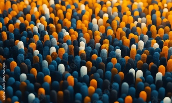 Fototapeta close up of cotton swabs, Generative AI