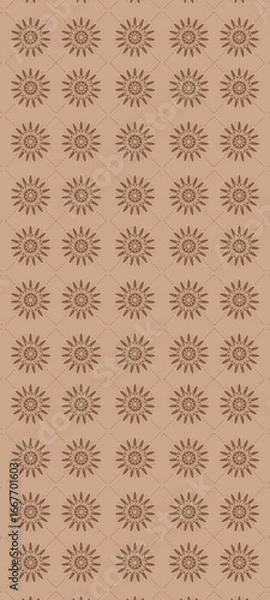 Fototapeta seamless damask pattern