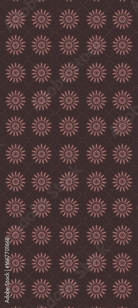Fototapeta seamless floral pattern