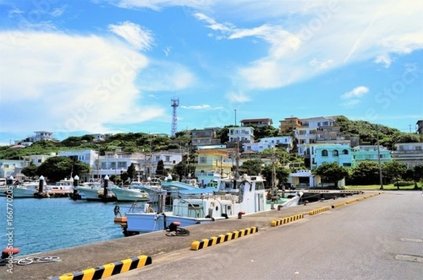 Obraz 伊良部島・佐良浜港と漁村