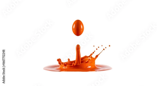 Obraz orange juice splash