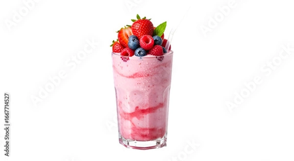 Obraz strawberry in glass