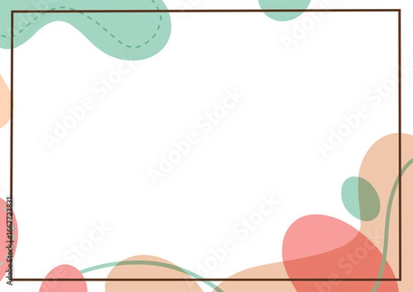 Fototapeta かわいい背景イラスト