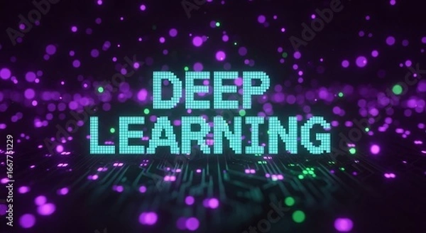 Fototapeta Experience the future of technology with deep learning innovation