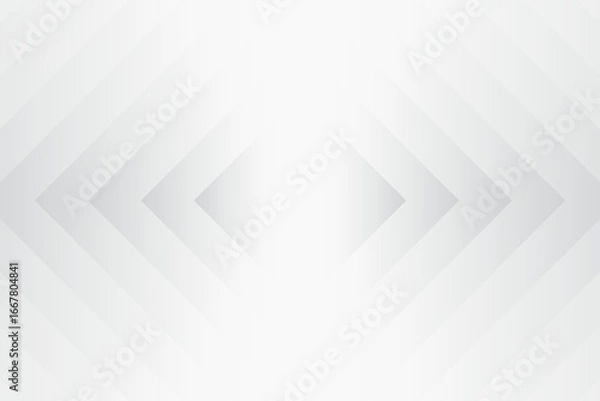 Obraz Abstract square geometric white and gray. Vector, Illustration, background.