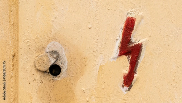 Fototapeta that scum on the old plaster
