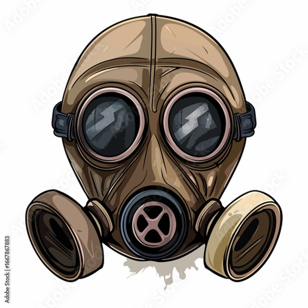 Obraz gas mask isolated