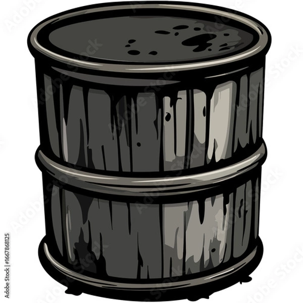 Obraz Gas tank isolated 