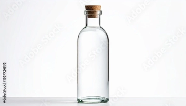 Fototapeta empty wine bottle